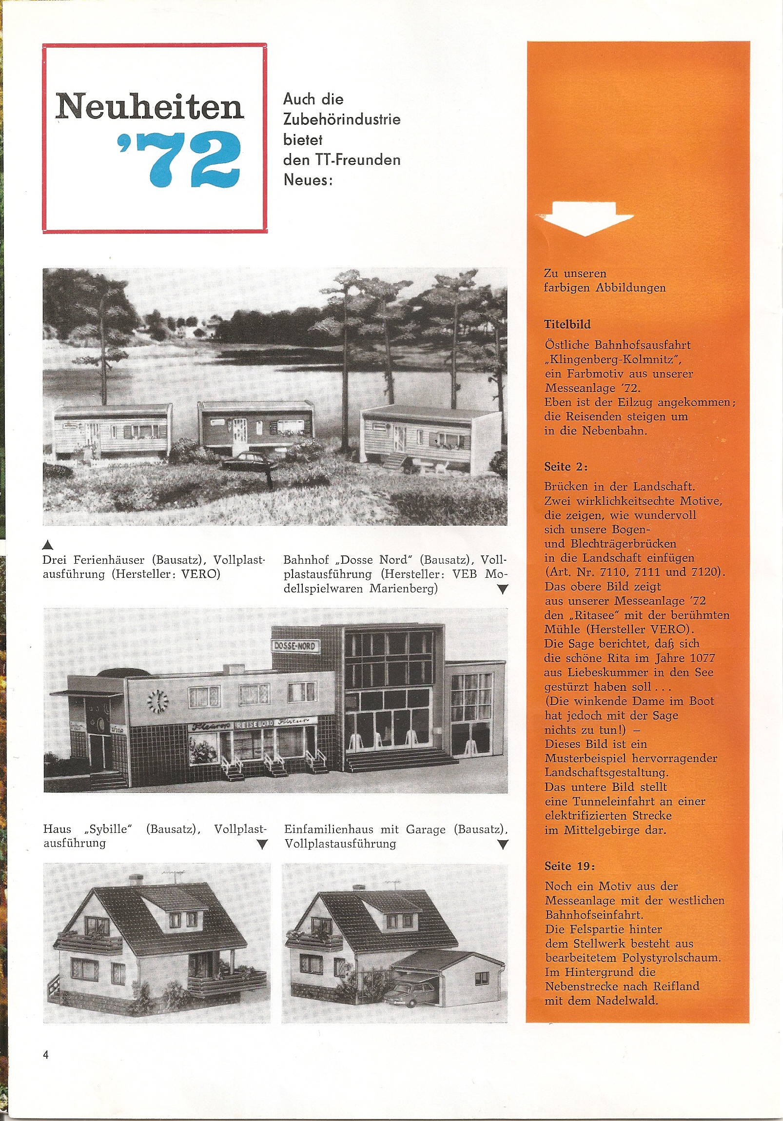 Журнал Modellbahn Praxis №13 1972 г. страница 3 Журнал Modellbahn Praxis №13 1972 г. страница 3