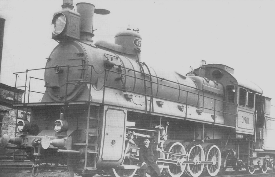 Первый паровоз серии Э. 1912 г.