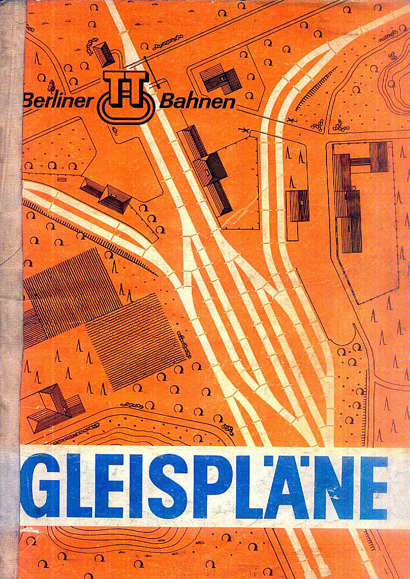 Berliner TT Bahnen Gleisplane 1977 - 1978   страница 1
