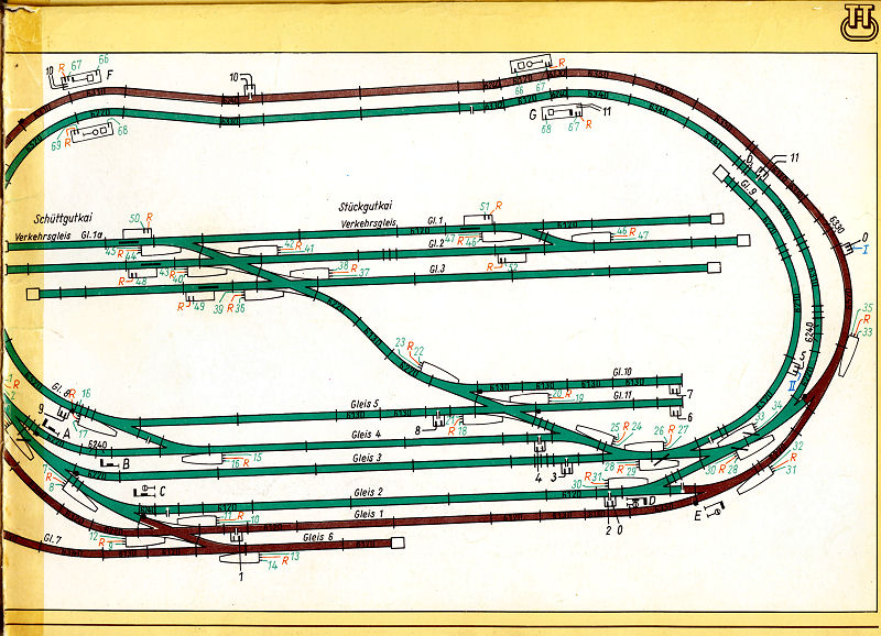 Berliner TT Bahnen Gleisplane 1985   страница 51