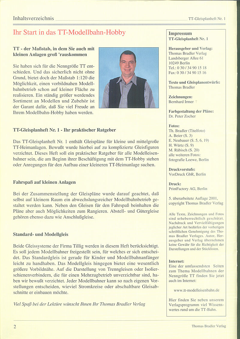 TT-Gleisplanheft Nr.1   страница 2