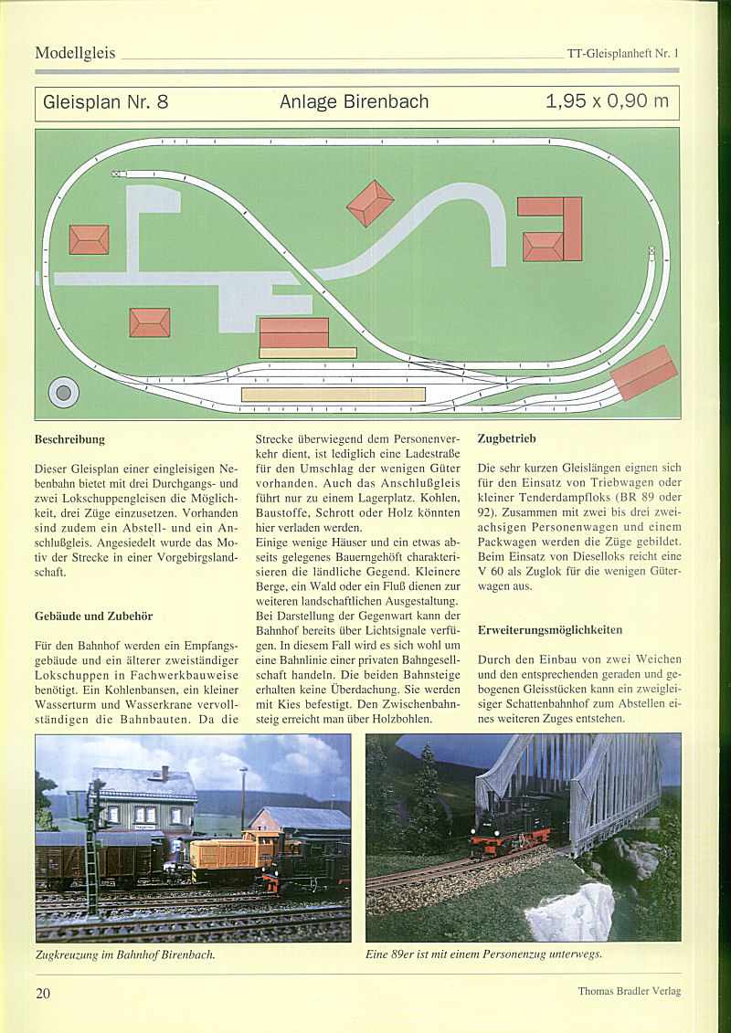 TT-Gleisplanheft Nr.1   страница 20