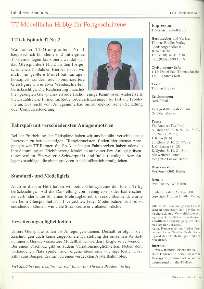 TT-Gleisplanheft Nr.2   страница 2
