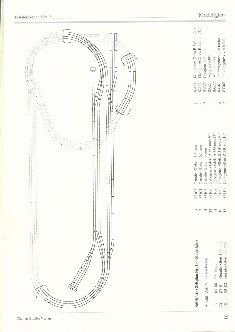 TT-Gleisplanheft Nr.2   страница 25
