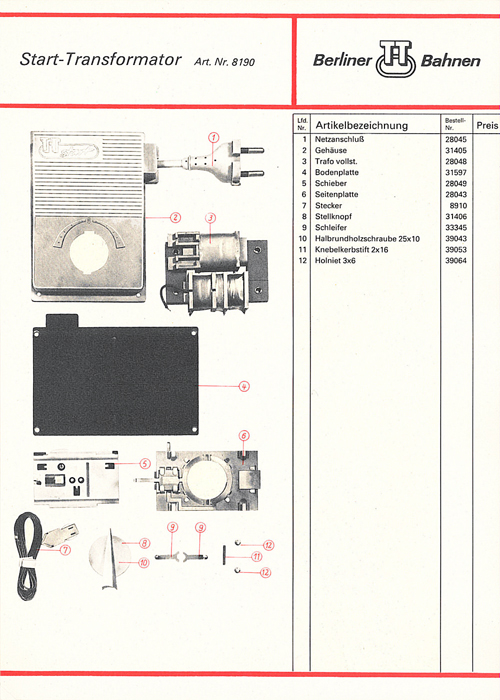 Каталог запасных частей BTTB 1982 г. , страница 23