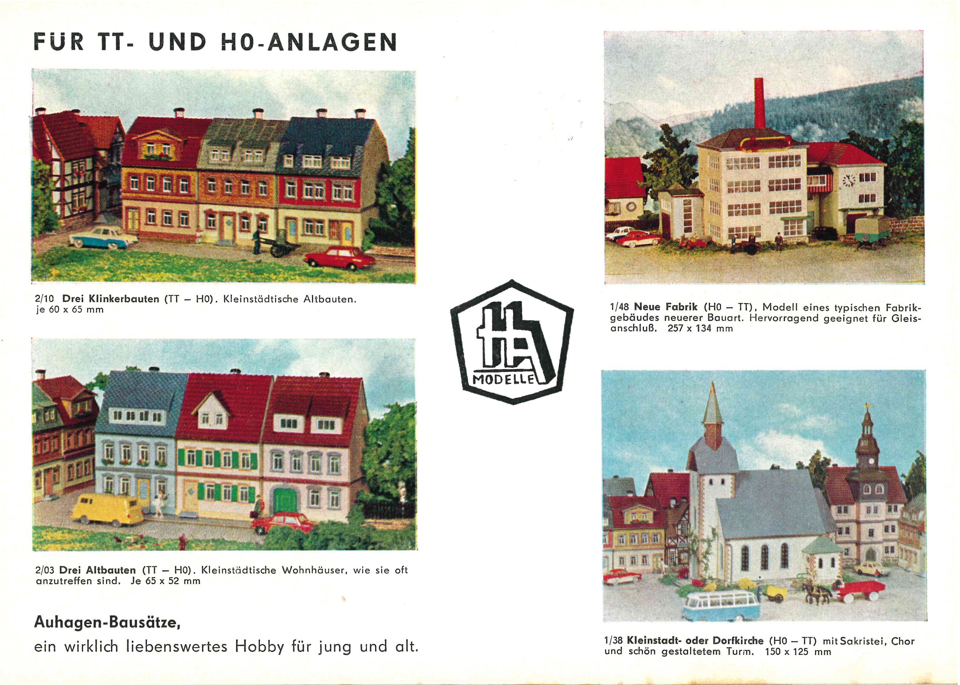 Каталог Auhagen 1970 г., страница 9