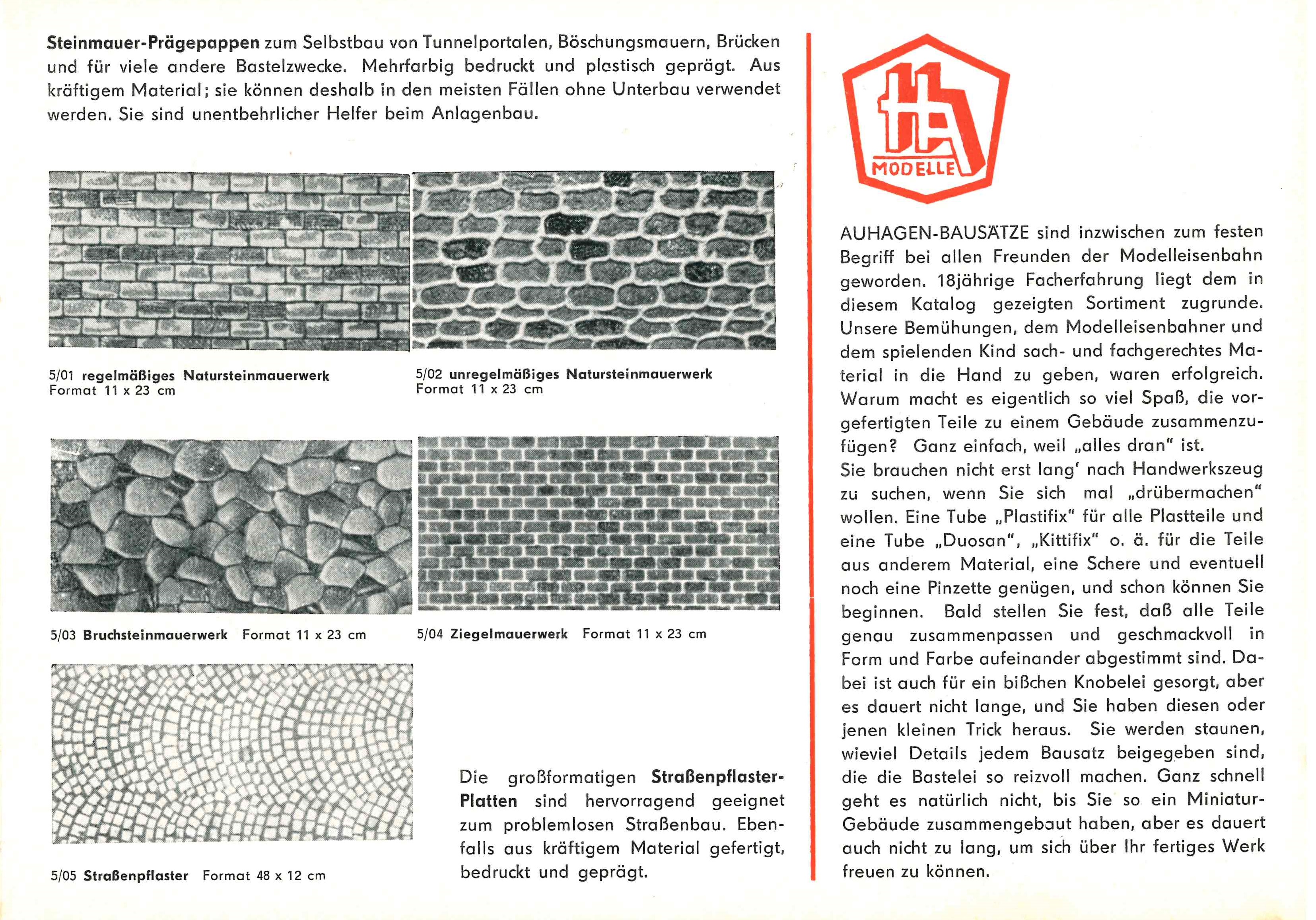 Каталог Auhagen 1970 г., страница 11