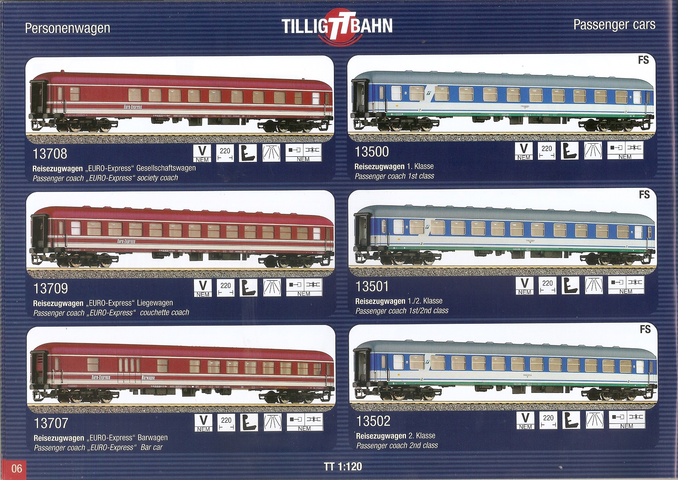 Буклет новинок Tillig  2004 г. , страница 6