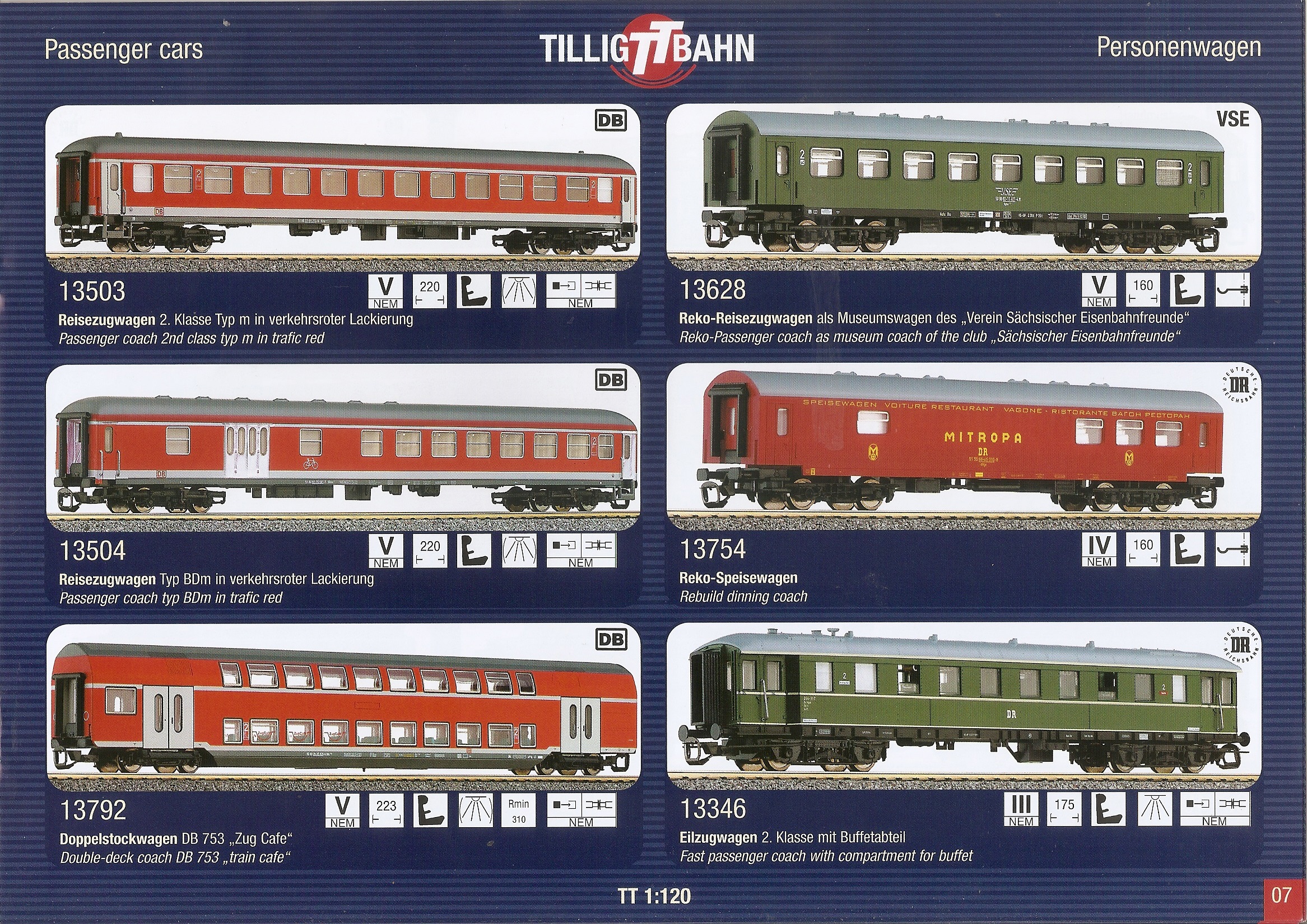 Буклет новинок Tillig  2004 г. , страница 7