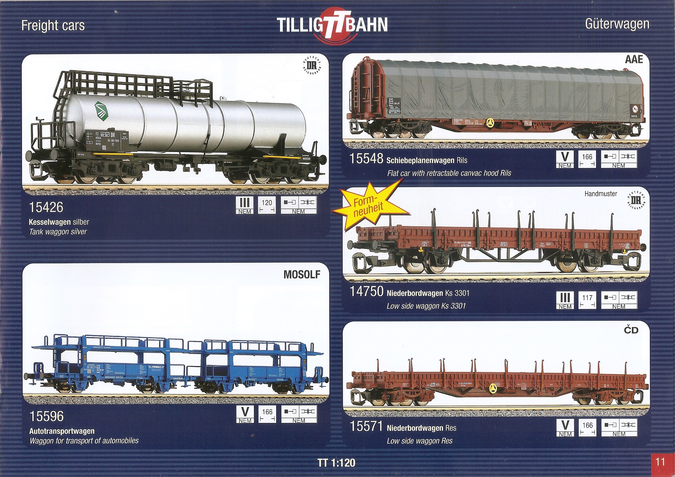 Буклет новинок Tillig  2004 г. , страница 11