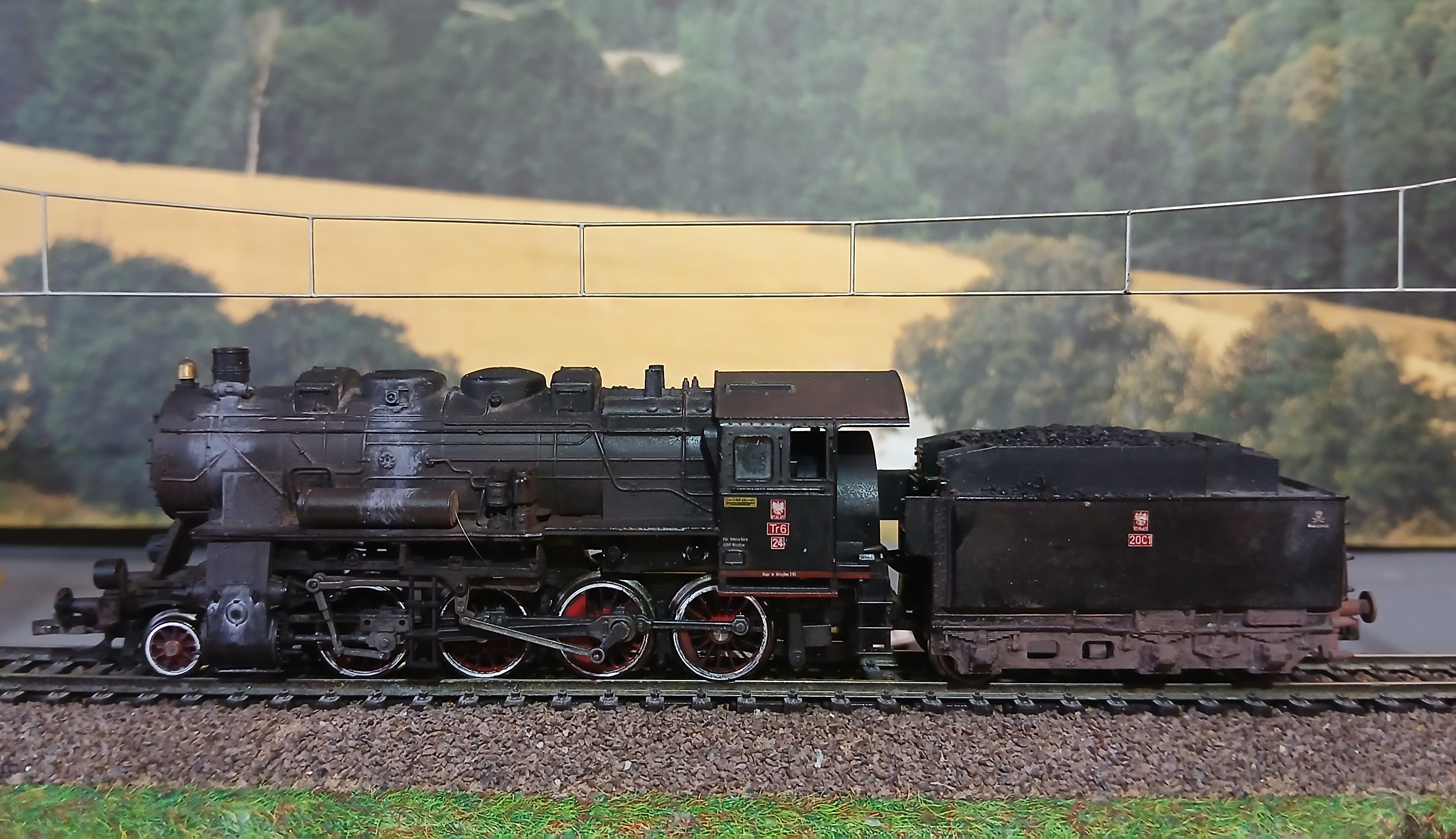 Модель паровоза Tr6 (BR56) PKP. Эпоха 3. Производство Tillig Германия