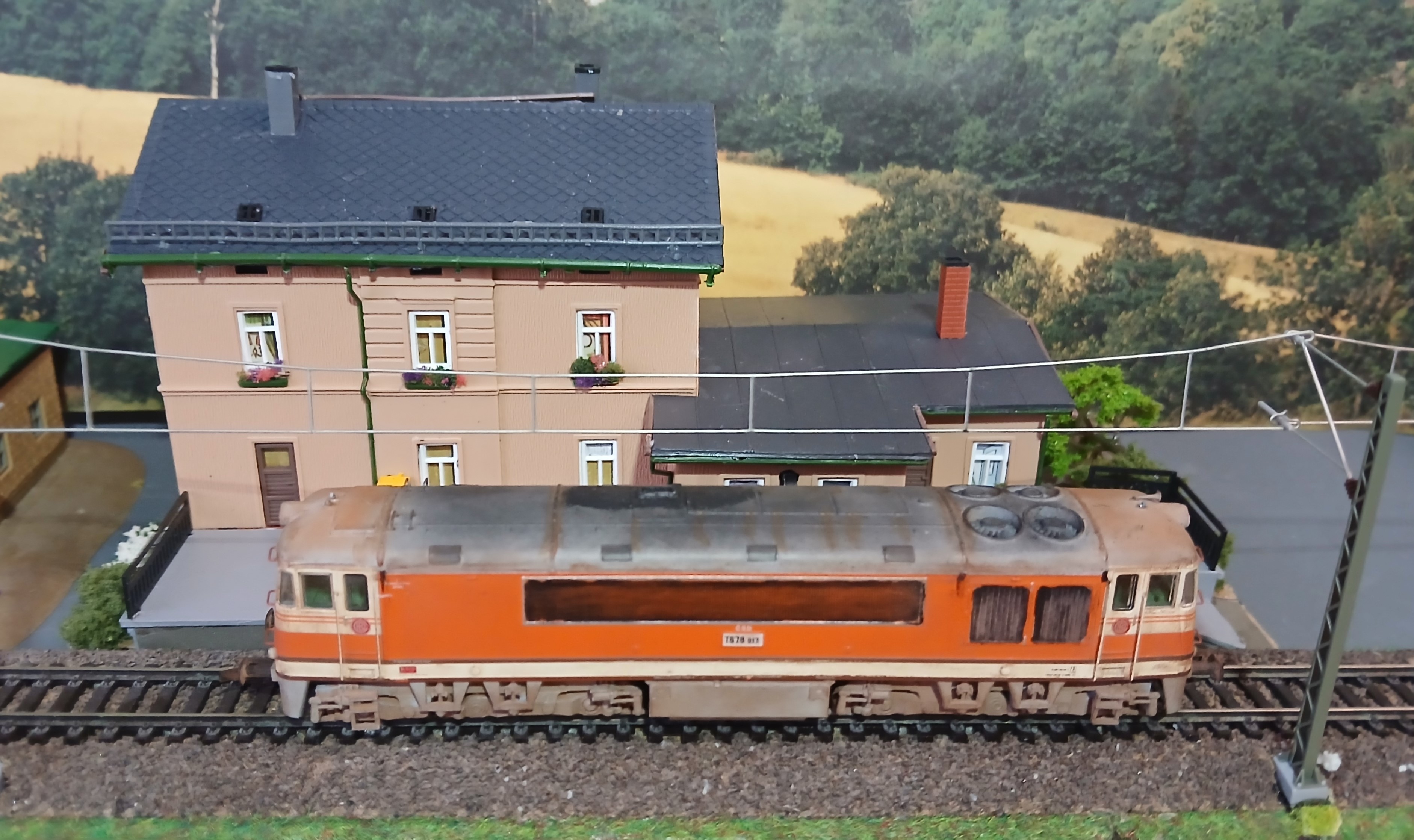 Модель тепловоза T678 CSD Эпоха 3.  Производство MTB Чехия