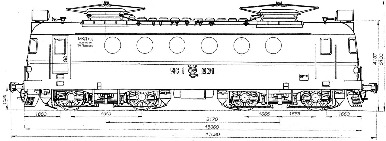 Электровоз ЧС1-001