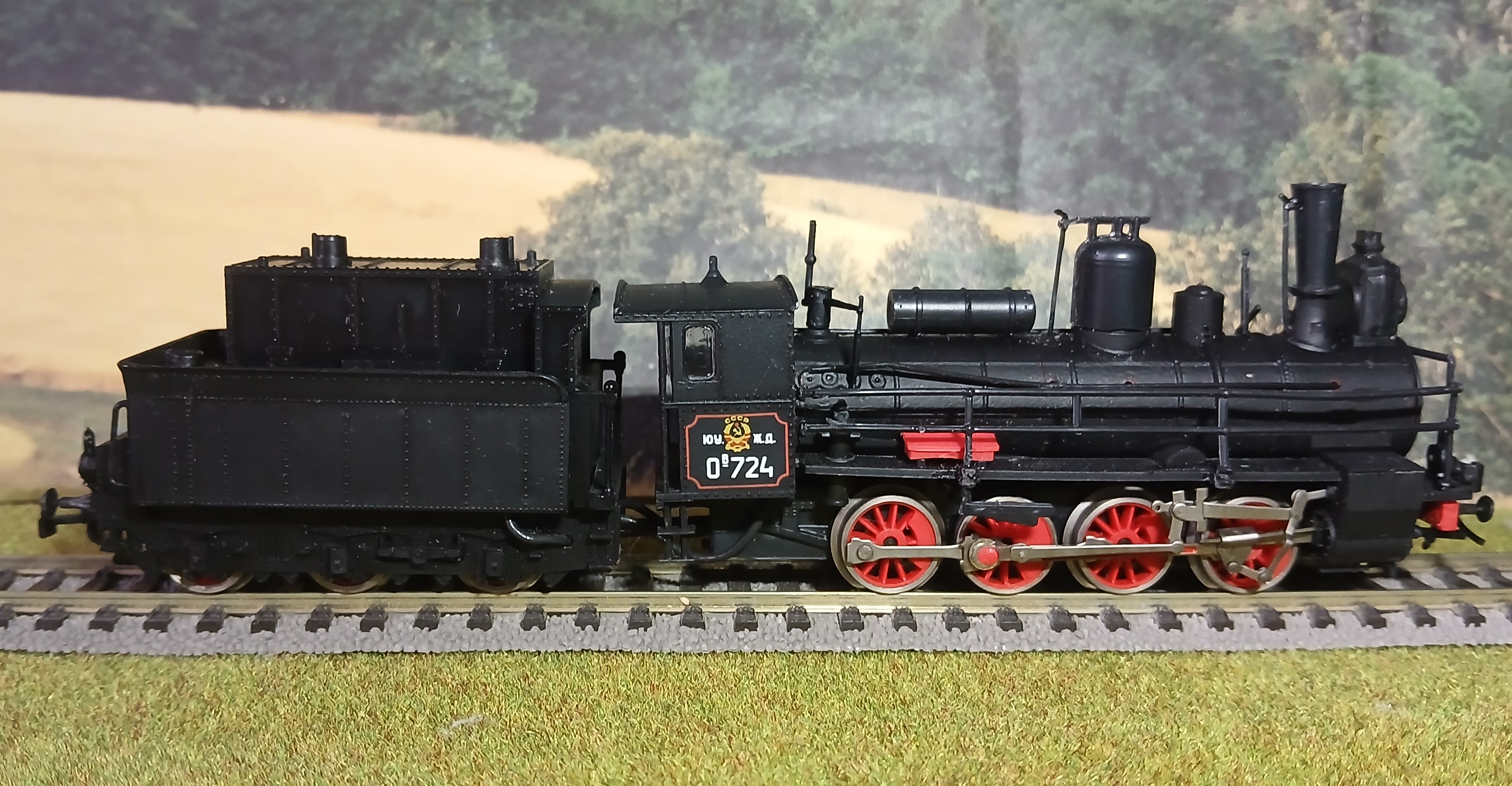 Модель паровоза Ов