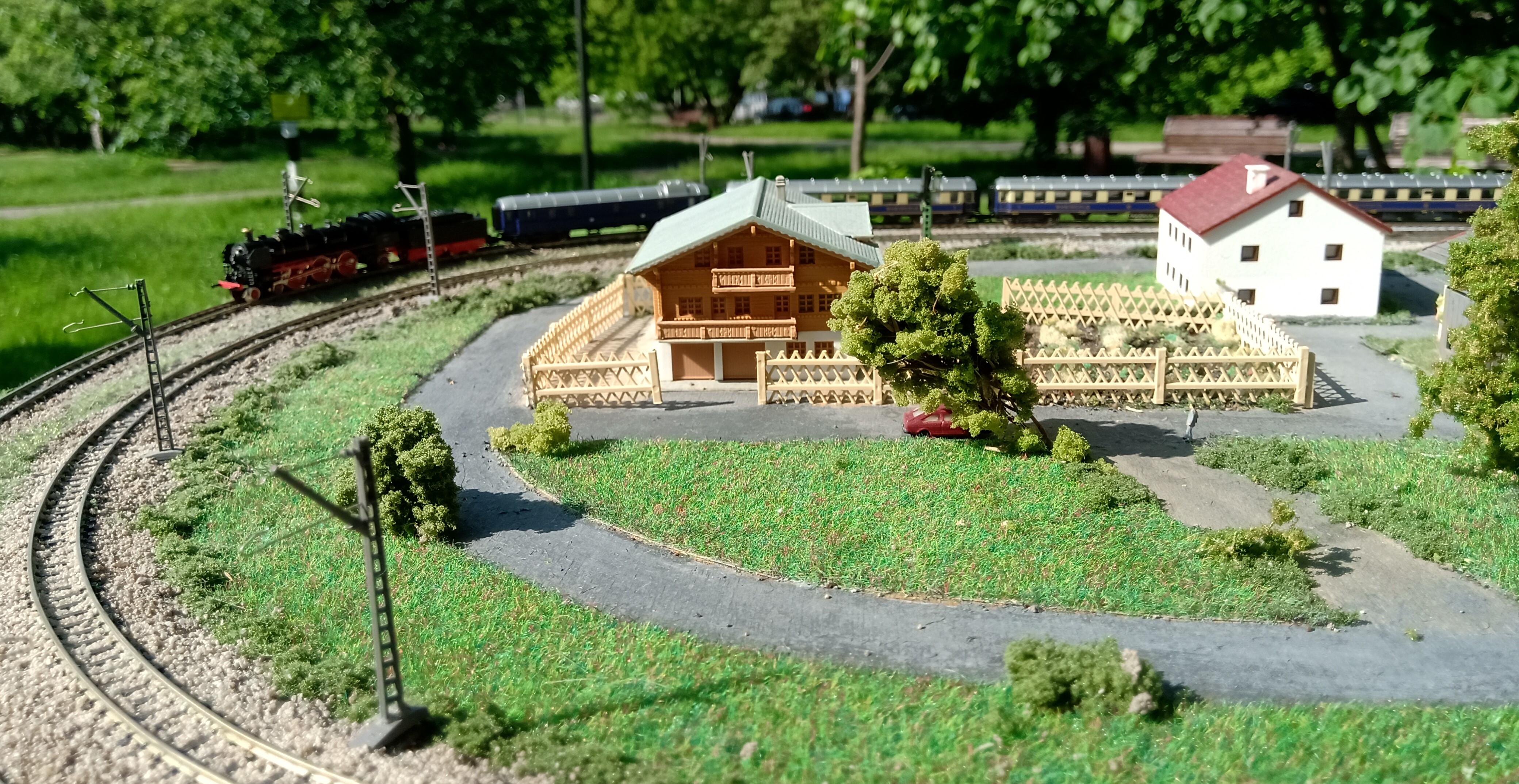 Макет  на открытом воздухе